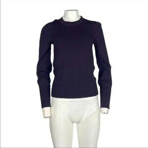 H&M Heavy Knit Sweater Top Plum Size XS